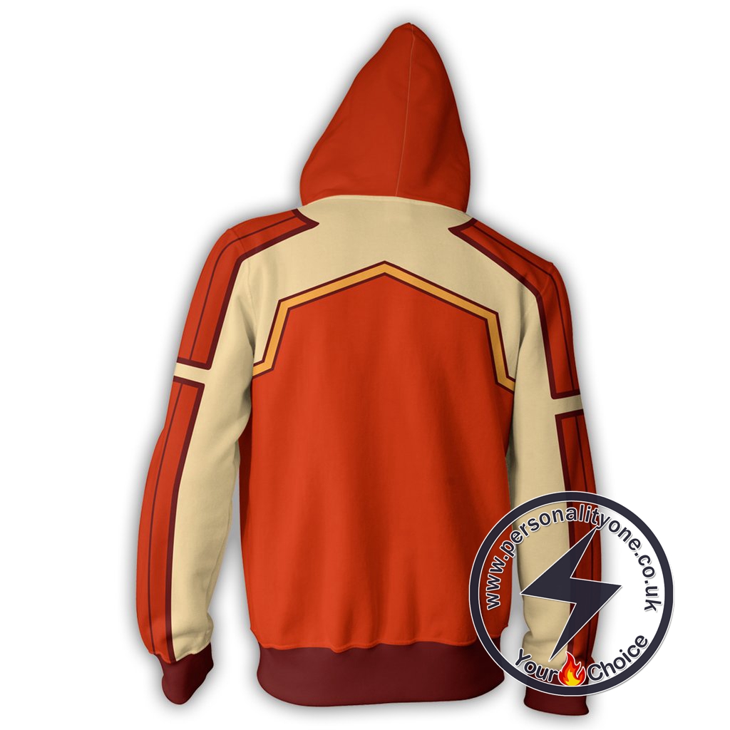 Avatar The Last Airbender Fire Ferret Zip Up Hoodie Jacket